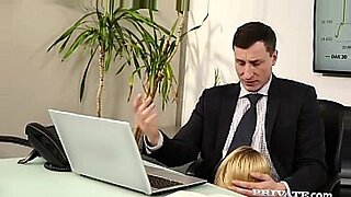 sex video with two blondes servicing the boss in his office