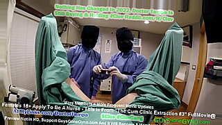 female nurse fisting patients