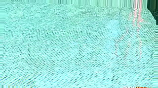 japanese wife in swimming pool